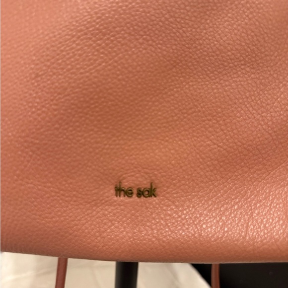 The Sak Coral Rose Pink Leather Clutch - Picture 3 of 4